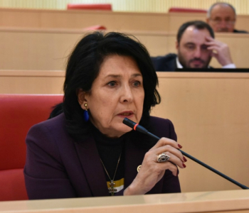 Salome Zurabişvili: Gürcüstan bir daha onu sovetləşdirməyə imkan verməyəcək!