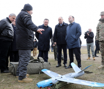 Gürcüstanın hazırladığı kamikadze dronlarının sınaq uçuşu keçirilib