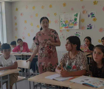 Մառնեուլիի թիվ 1 ամառային դպրոցում աշակերտների  համար անցկացվում են վրացերենի դասեր